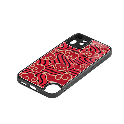 Vermilion Anime stylish phone case for cmf nothing phone 2 pro | glossy glass and slim fit