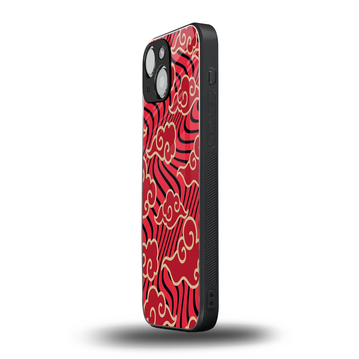Vermilion Anime iphone 12 mini mobile cover | shockproof glass phone case