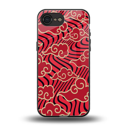 Vermilion Anime back phone cover | glass case for iphone 17e