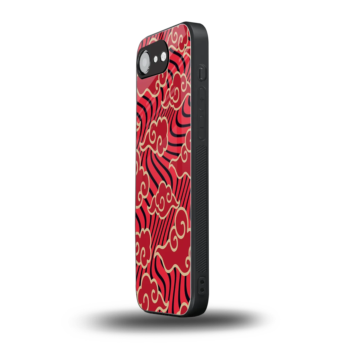 Vermilion Anime iphone 17e mobile cover | shockproof glass phone case