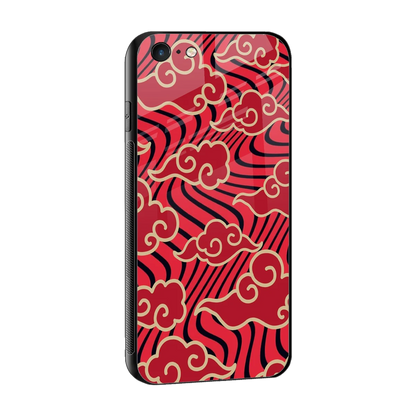 Vermilion Anime sleek iphone 6 cover with tempered glass back and TPU edges