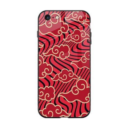 Vermilion Anime back phone cover | glass case for iphone 6s plus