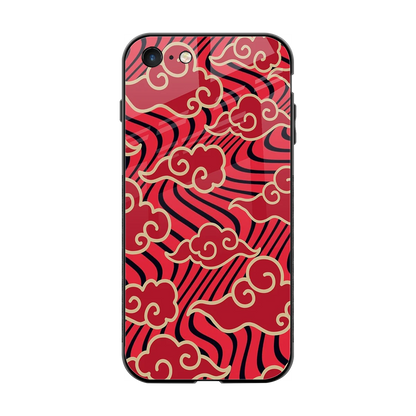 Vermilion Anime back phone cover | glass case for iphone 7