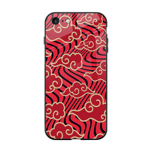 Vermilion Anime back phone cover | glass case for iphone 7