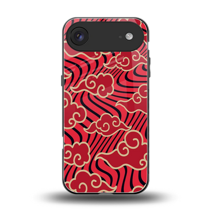 Vermilion Anime back phone cover | glass case for iphone air