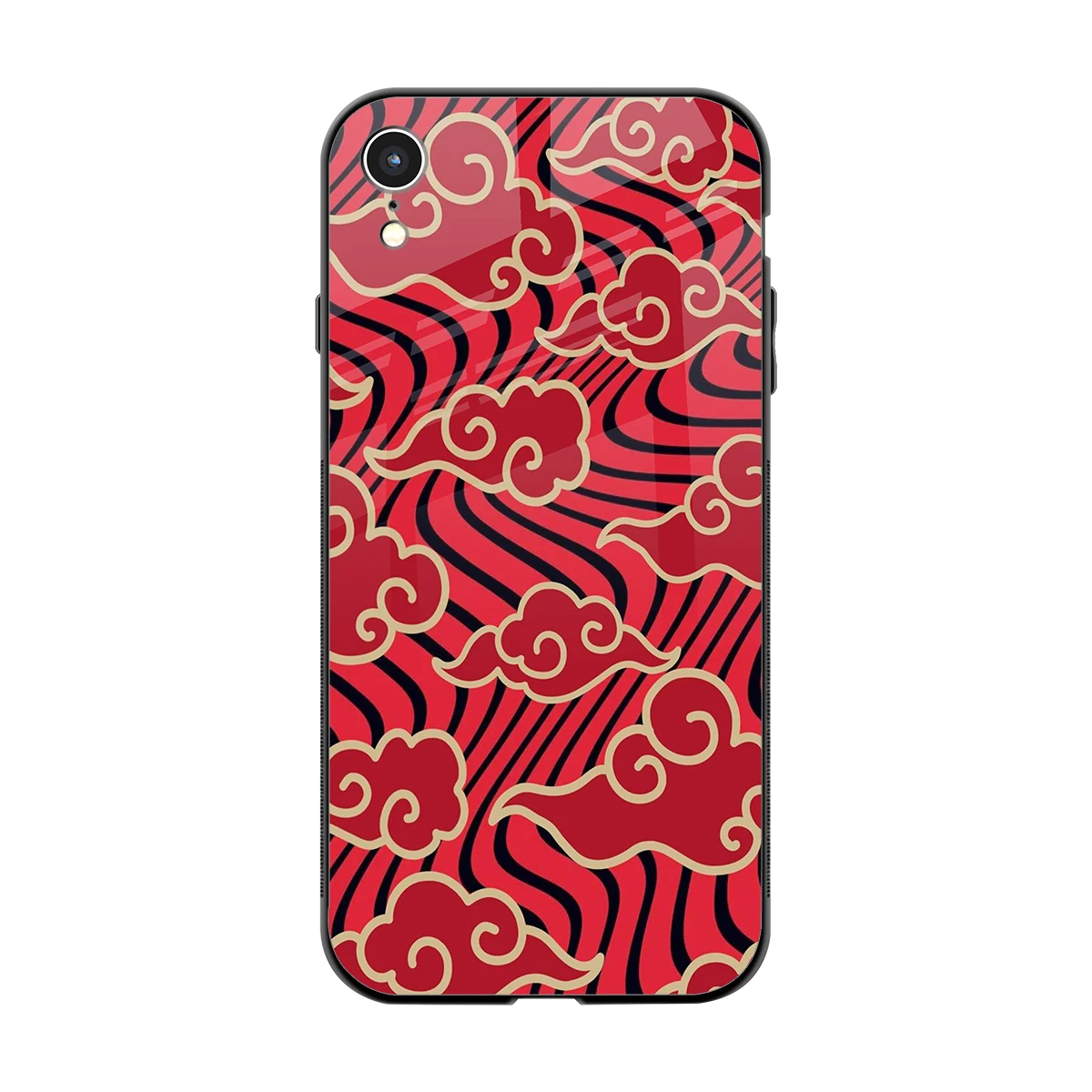 Vermilion Anime back phone cover | glass case for iphone xr