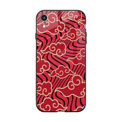 Vermilion Anime back phone cover | glass case for iphone xr
