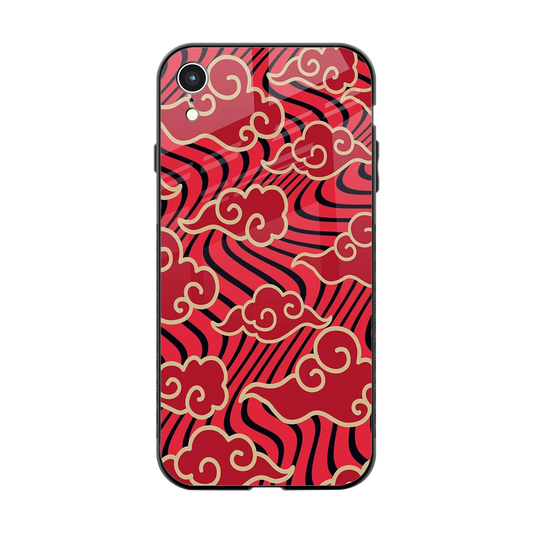 Vermilion Anime back phone cover | glass case for iphone xr