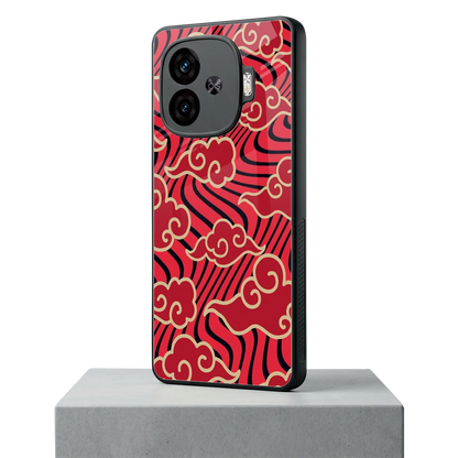 Vermilion Anime iqoo neo 10r 5g mobile cover | shockproof glass phone case