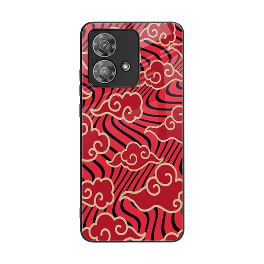 Vermilion Anime back phone cover | glass case for motorola edge 40 neo 5g