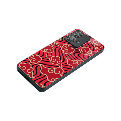 Vermilion Anime stylish phone case for motorola edge 40 neo 5g | glossy glass and slim fit