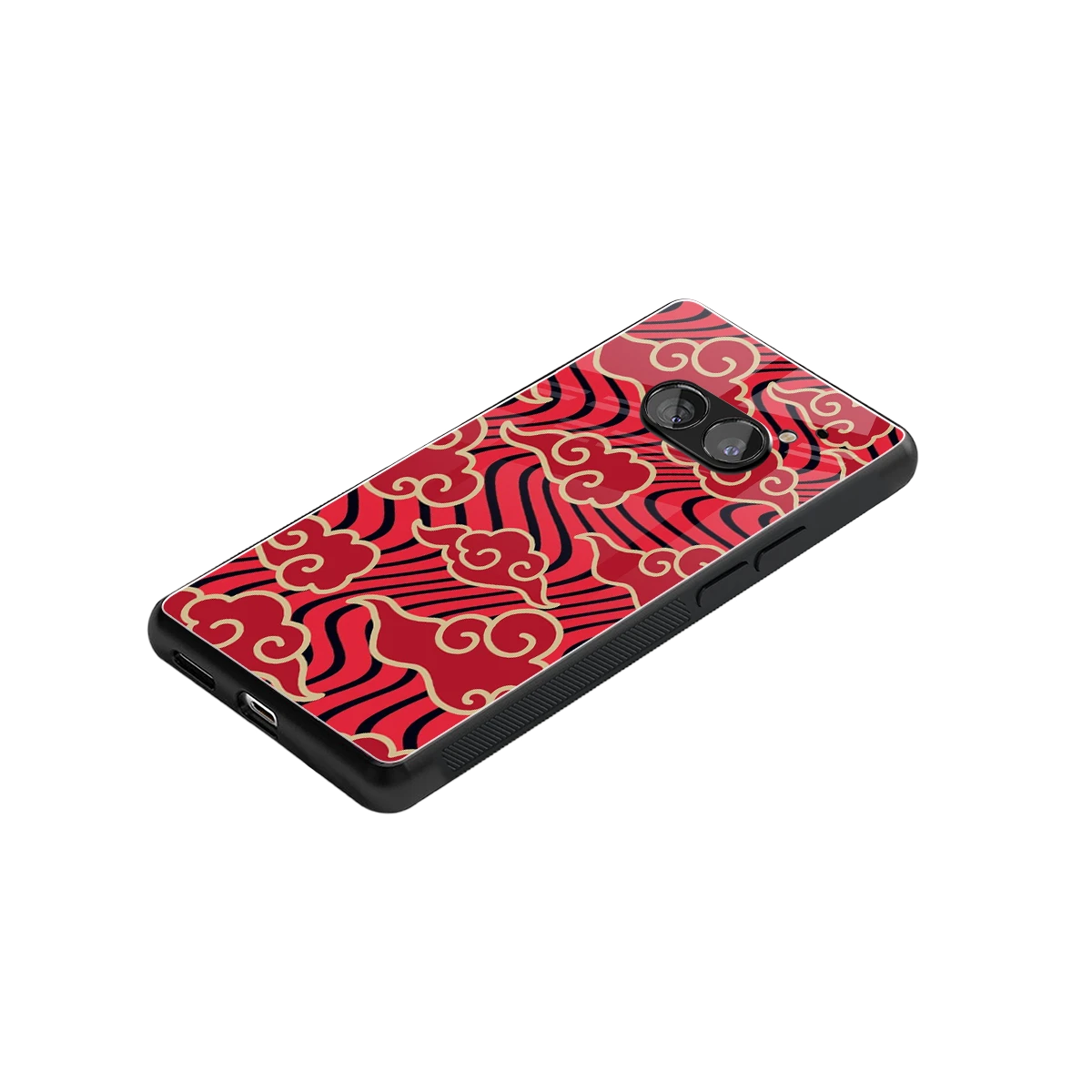 Vermilion Anime stylish phone case for nothing phone 2a plus | glossy glass and slim fit