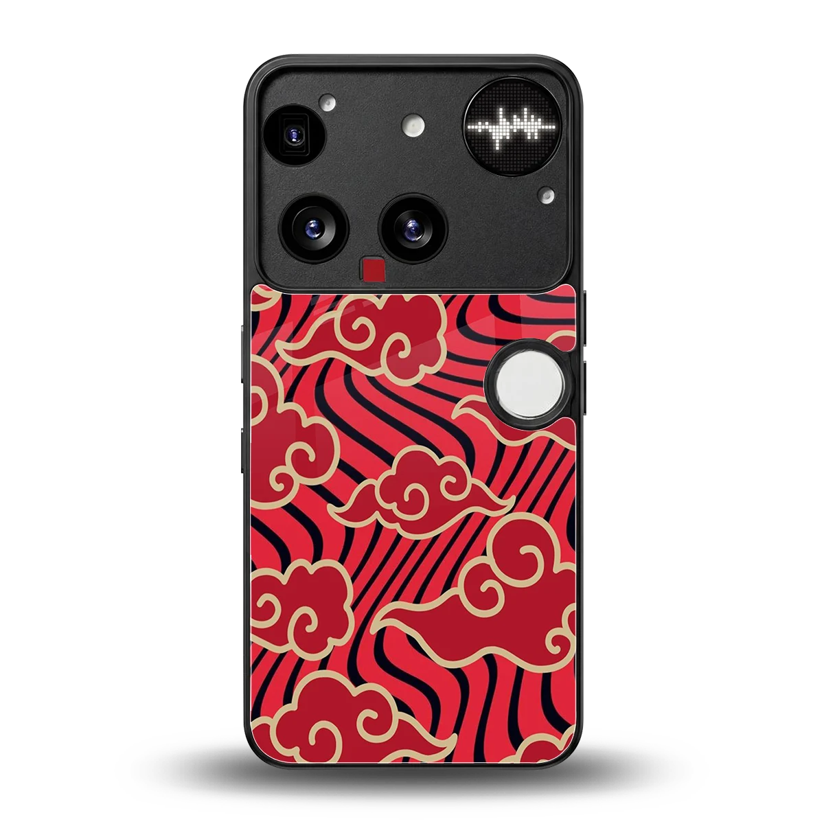 Vermilion Anime back phone cover | glass case for nothing phone 3