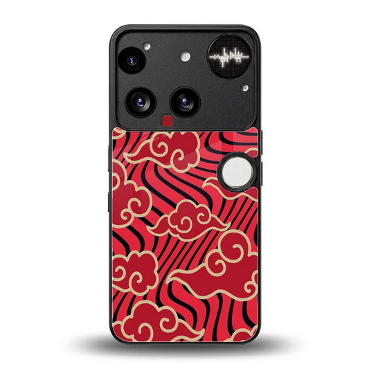 Vermilion Anime back phone cover | glass case for nothing phone 3