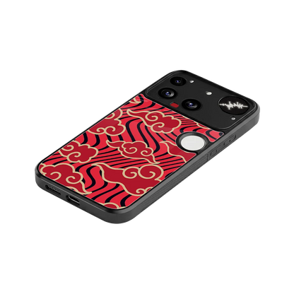 Vermilion Anime stylish phone case for nothing phone 3 | glossy glass and slim fit