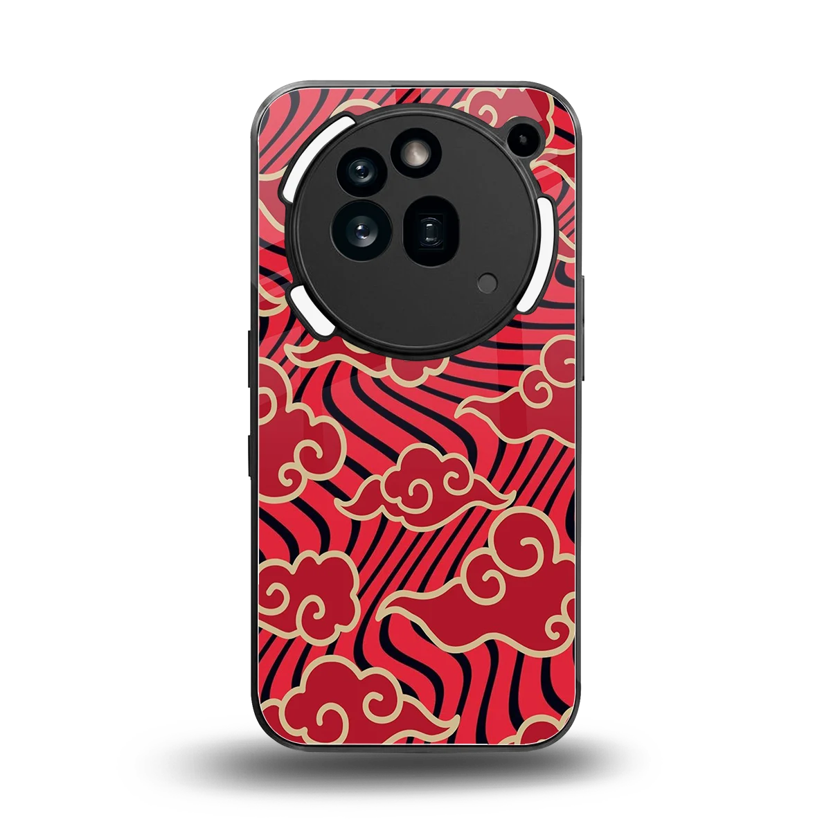 Vermilion Anime back phone cover | glass case for nothing phone 3a pro