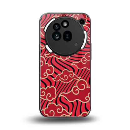 Vermilion Anime back phone cover | glass case for nothing phone 3a pro