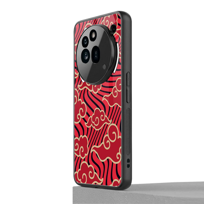 Vermilion Anime nothing phone 3a pro mobile cover | shockproof glass phone case