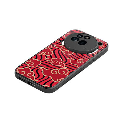 Vermilion Anime stylish phone case for nothing phone 3a pro | glossy glass and slim fit