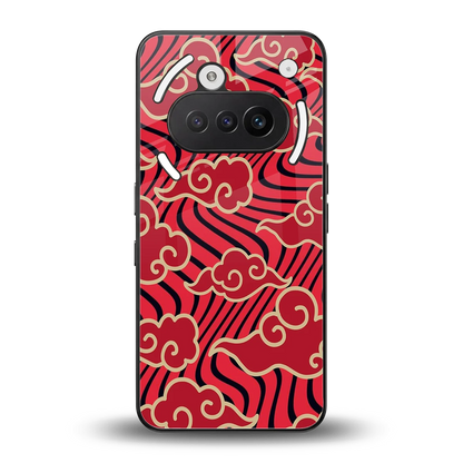 Vermilion Anime back phone cover | glass case for nothing phone 3a