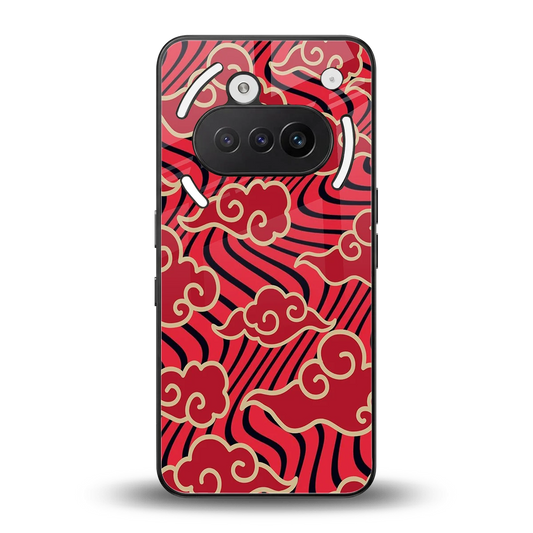 Vermilion Anime back phone cover | glass case for nothing phone 3a