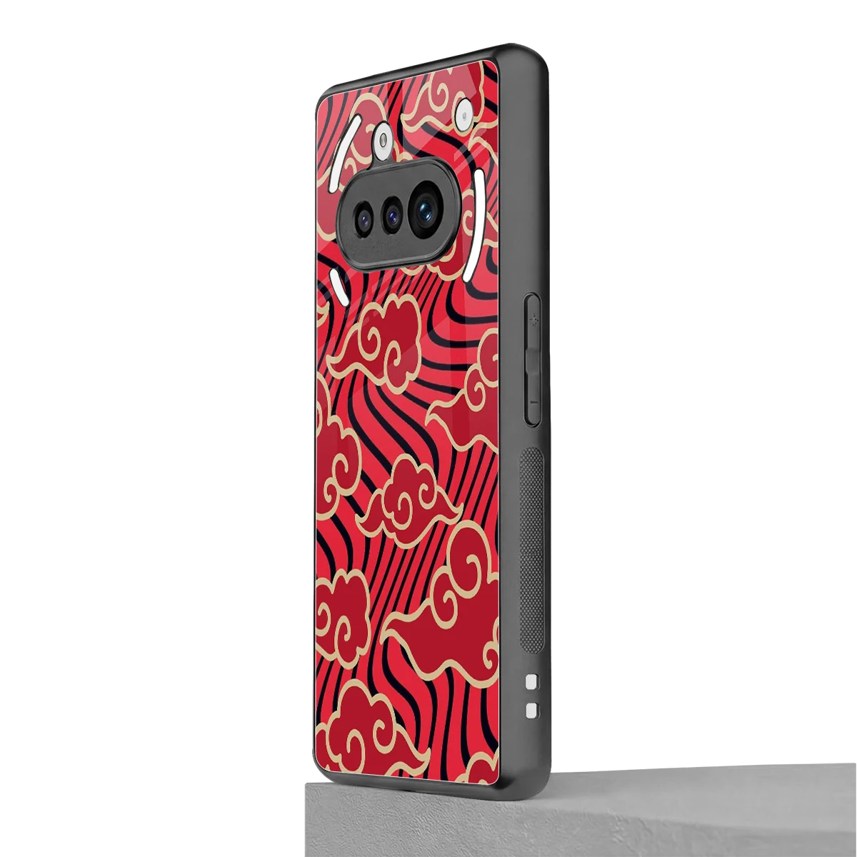 Vermilion Anime nothing phone 3a mobile cover | shockproof glass phone case