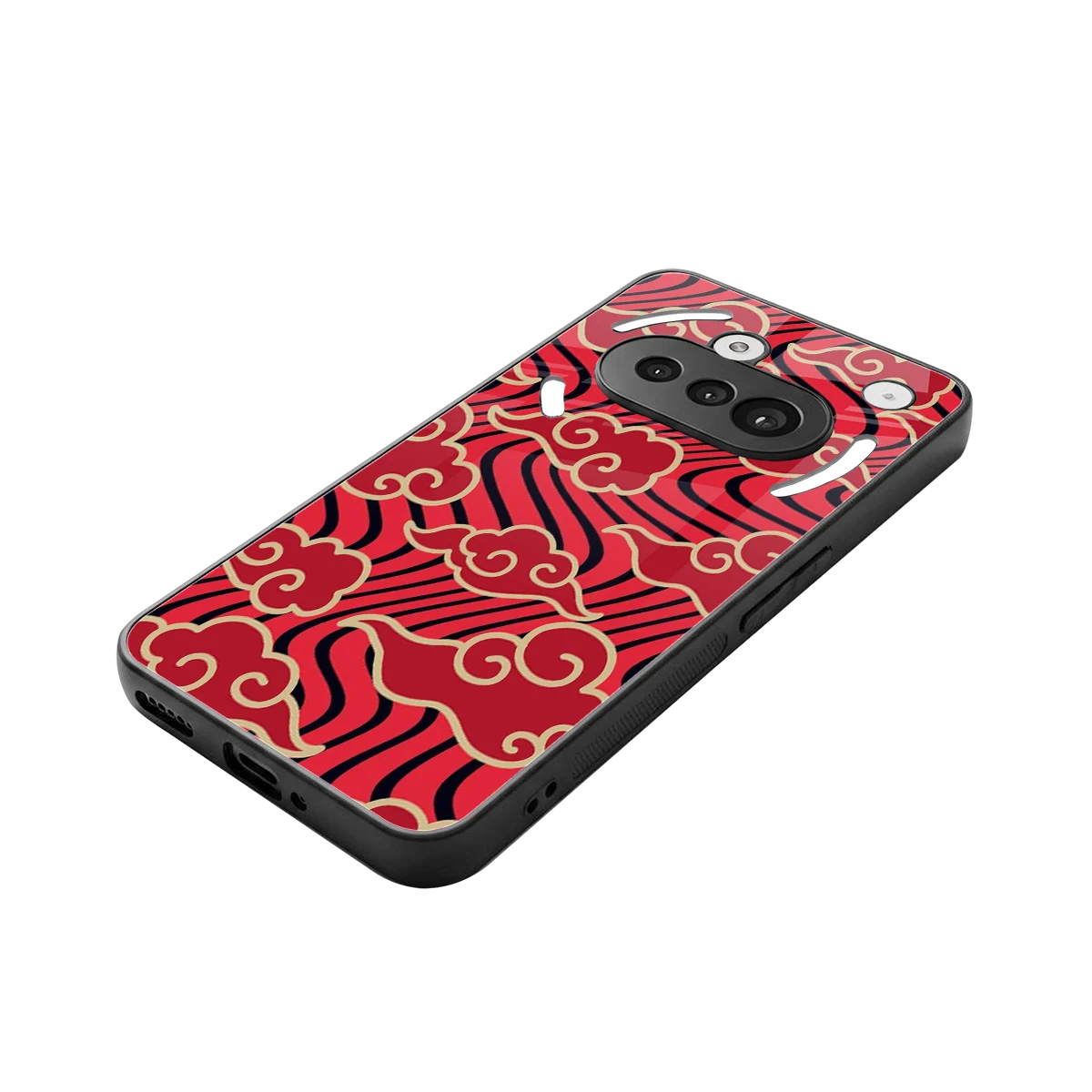 Vermilion Anime stylish phone case for nothing phone 3a | glossy glass and slim fit