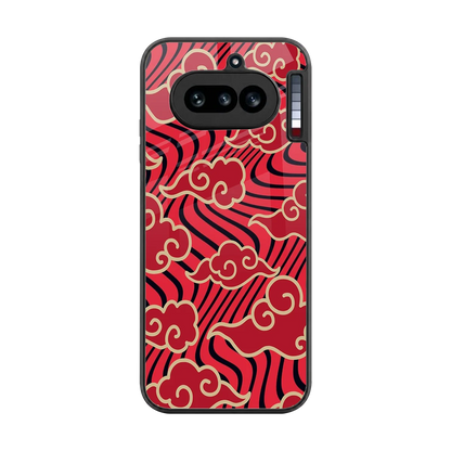 Vermilion Anime back phone cover | glass case for nothing phone 4a