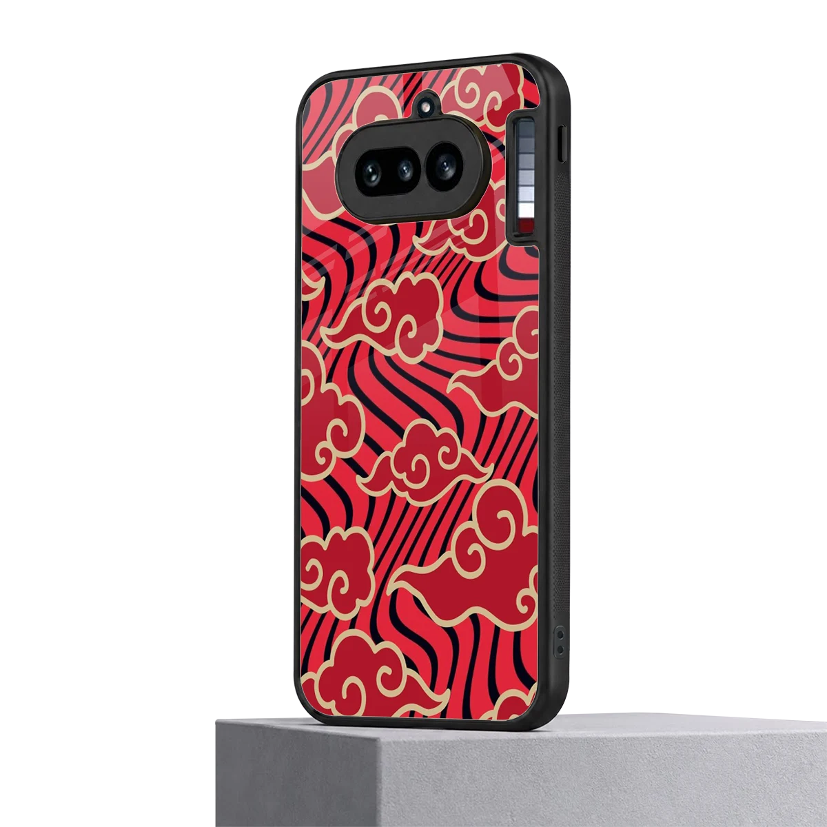 Vermilion Anime nothing phone 4a mobile cover | shockproof glass phone case