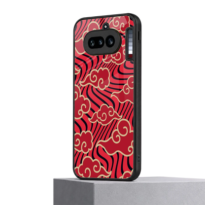 Vermilion Anime nothing phone 4a mobile cover | shockproof glass phone case