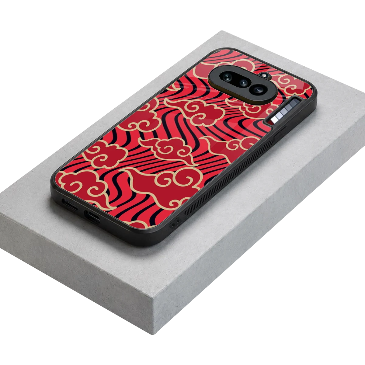 Vermilion Anime stylish phone case for nothing phone 4a | glossy glass and slim fit