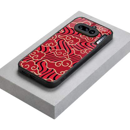 Vermilion Anime stylish phone case for nothing phone 4a | glossy glass and slim fit