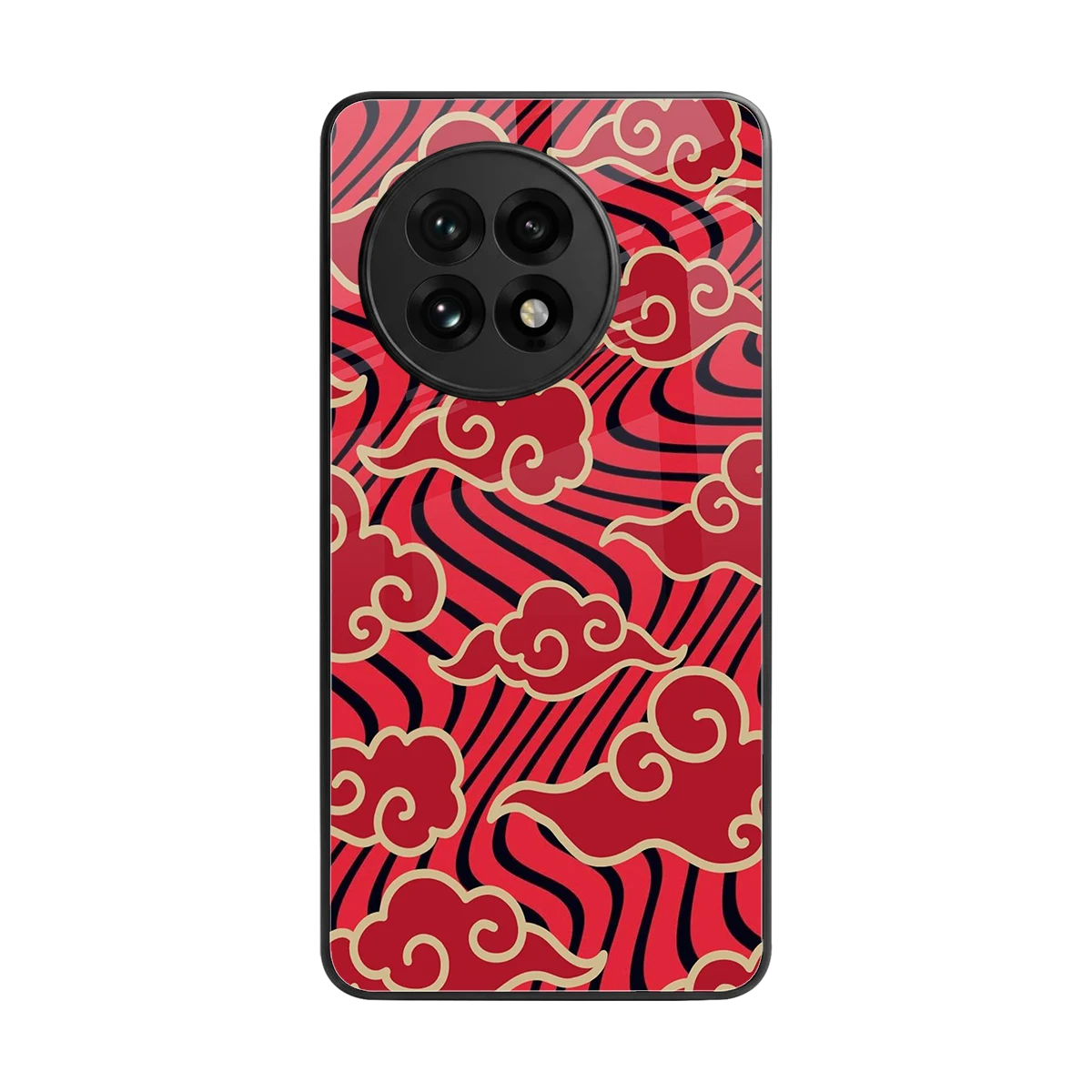 Vermilion Anime back phone cover | glass case for oneplus 13r