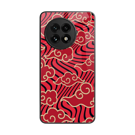 Vermilion Anime back phone cover | glass case for oneplus 13r