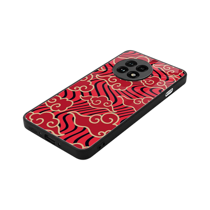 Vermilion Anime stylish phone case for oneplus 13r | glossy glass and slim fit
