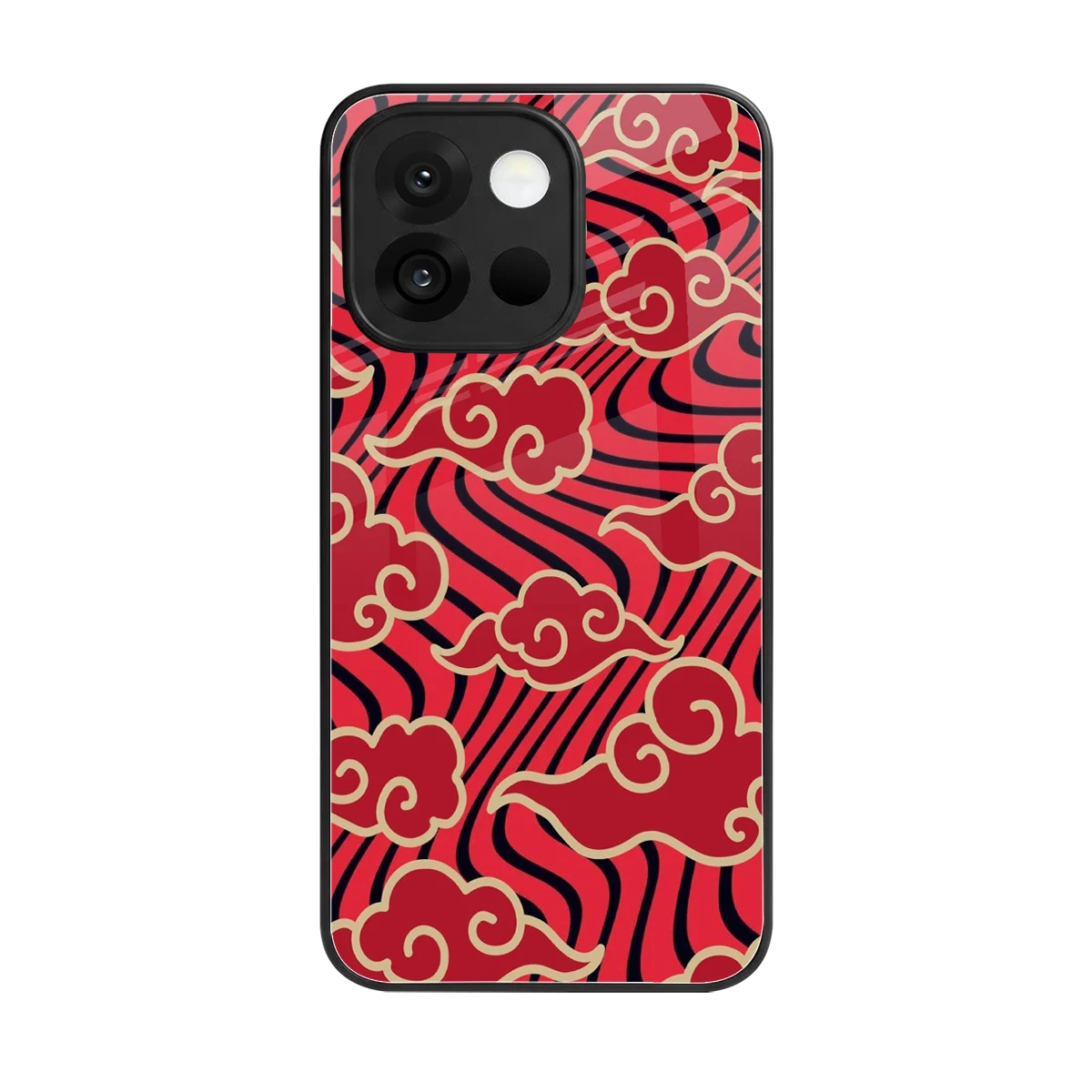 Vermilion Anime back phone cover | glass case for oneplus 13s