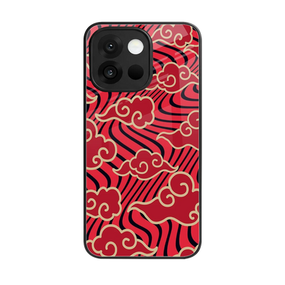 Vermilion Anime back phone cover | glass case for oneplus 13s