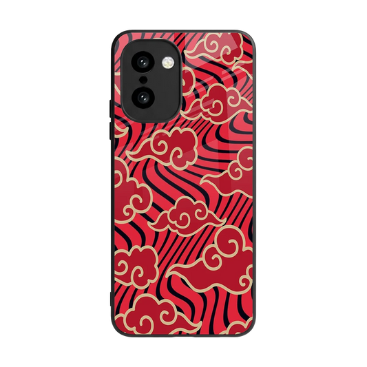 Vermilion Anime back phone cover | glass case for oneplus 15r