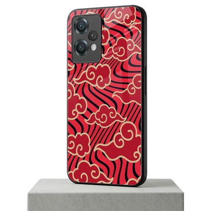 Vermilion Anime oneplus nord ce 2 lite mobile cover | shockproof glass phone case