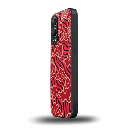Vermilion Anime oneplus nord ce 4 lite mobile cover | shockproof glass phone case