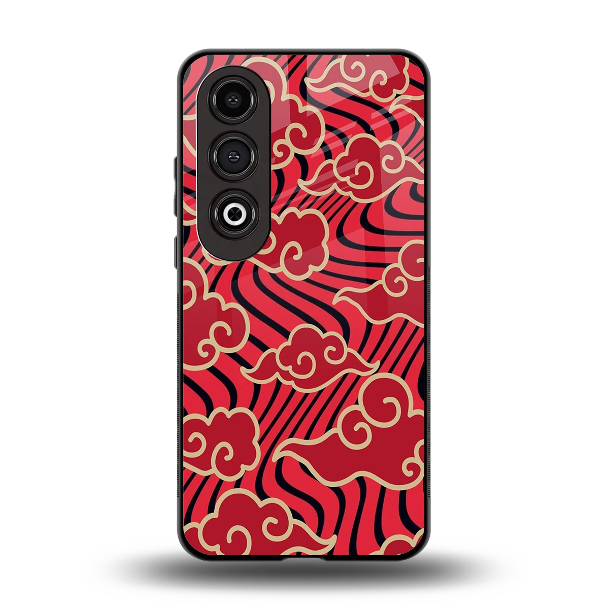 Vermilion Anime back phone cover | glass case for oneplus nord ce 4