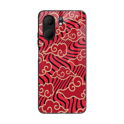 Vermilion Anime back phone cover | glass case for oppo a5x 5g