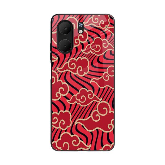 Vermilion Anime back phone cover | glass case for oppo a5x 5g