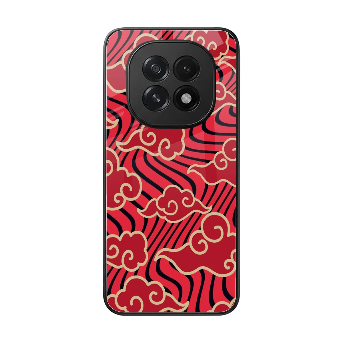 Vermilion Anime back phone cover | glass case for oppo f29 5g