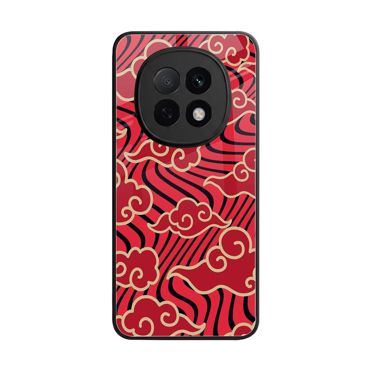 Vermilion Anime back phone cover | glass case for oppo f29 pro 5g