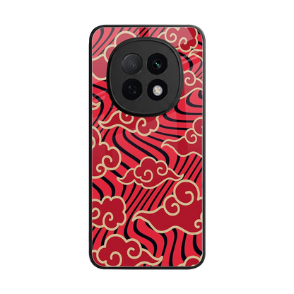 Vermilion Anime back phone cover | glass case for oppo f29 pro 5g