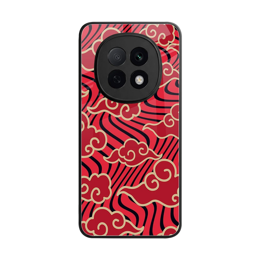 Vermilion Anime back phone cover | glass case for oppo f29 pro 5g