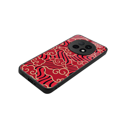 Vermilion Anime stylish phone case for oppo f29 pro 5g | glossy glass and slim fit