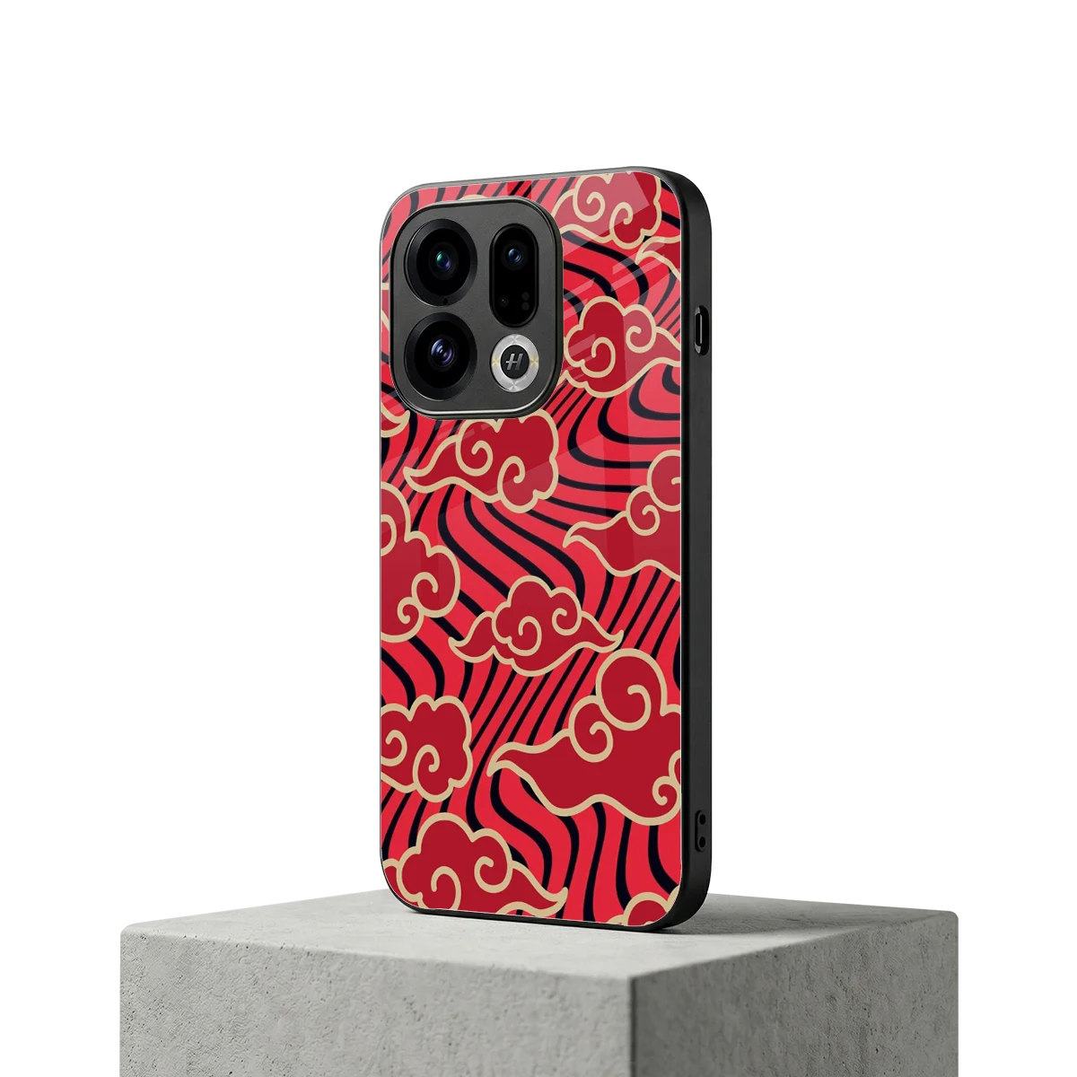 Vermilion Anime oppo find x9 mobile cover | shockproof glass phone case
