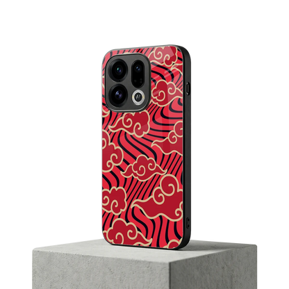 Vermilion Anime oppo find x9 mobile cover | shockproof glass phone case